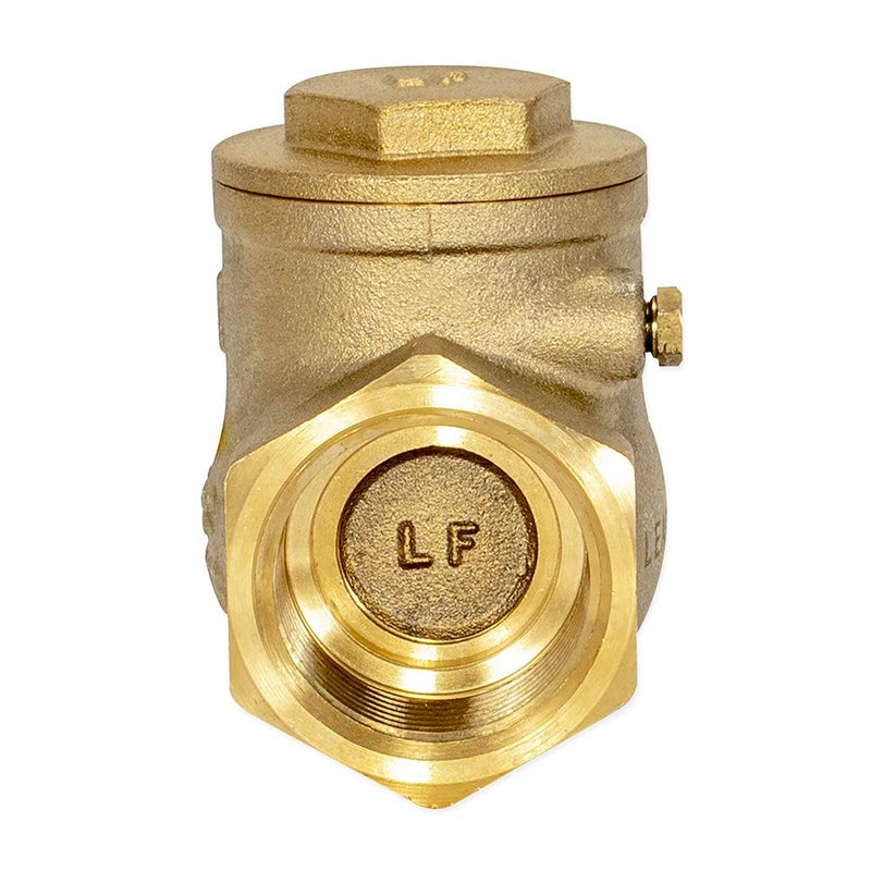 Eastman Brass Swing Check Valve, 1 Inch IPS, Brass Plumbing Fitting, 20425LF - Image 4
